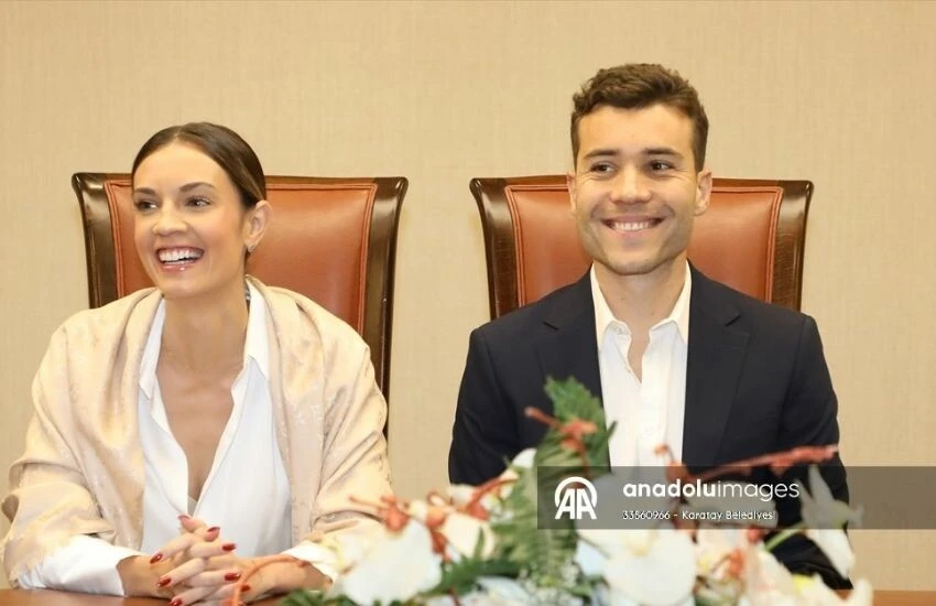 Konyaspor'un Brezilyalı futbolcusu Konya'da evlendi