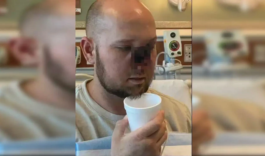 Bir hapşırıkla ölebilirsiniz! Grip gibi başladı yüzünün bir kısmını kaybetti