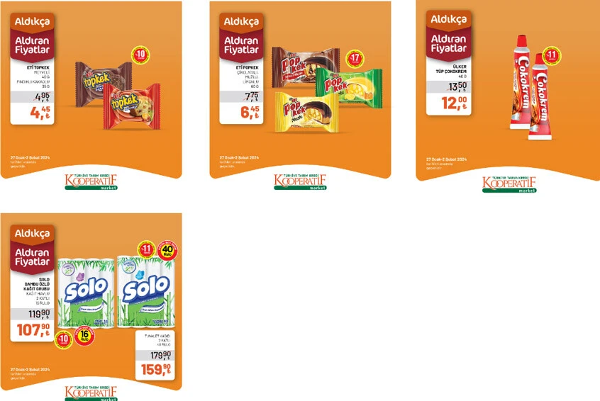 Tarım Kredi marketinde kampanya için son 3 gün! Çay, şeker, peynir, süt, sucuk, salam fiyatlarında büyük indirim...