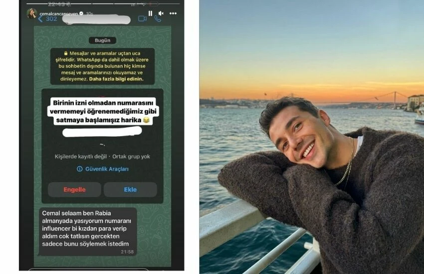 Fenomen arkadaşı telefon numarasını hayranına sattı, Cemal Can Canseven şaştı kaldı