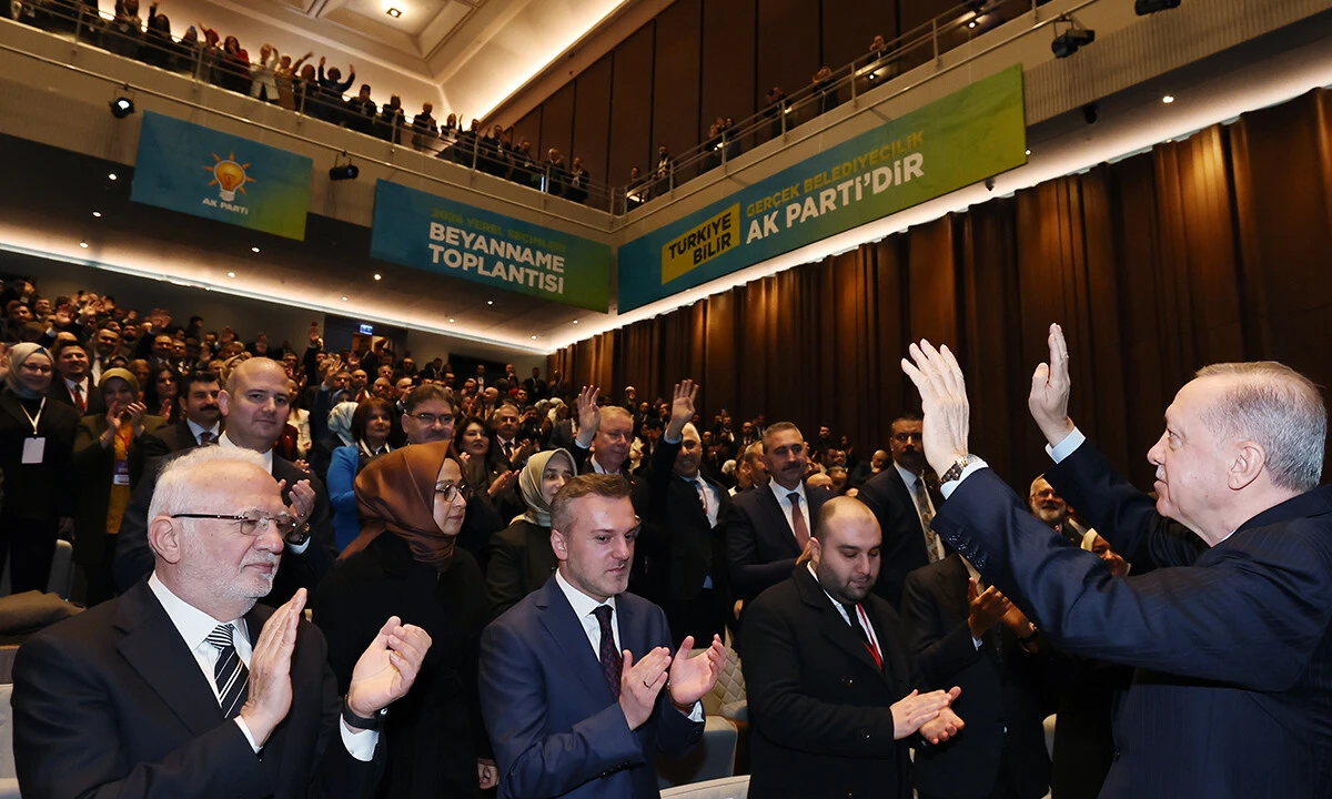 Erdoğan, AK Parti'nin seçim beyannamesini açıkladı! Gerçek Belediyecilik: Hazırız Kararlıyız