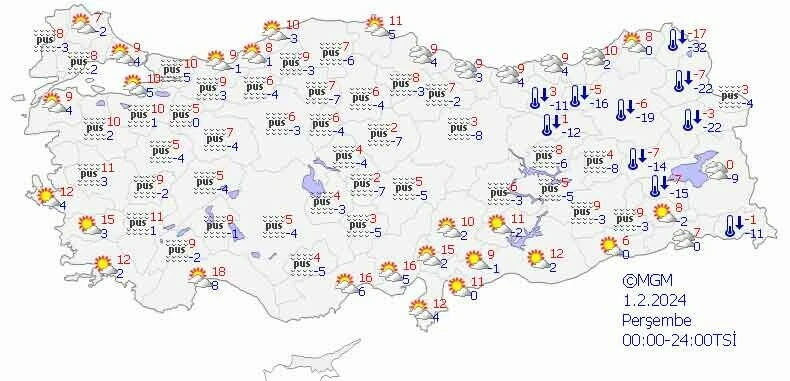 Meteoroloji'den 5 ilde sağanak alarmı! İşte 1 Şubat Perşembe il il hava durumu