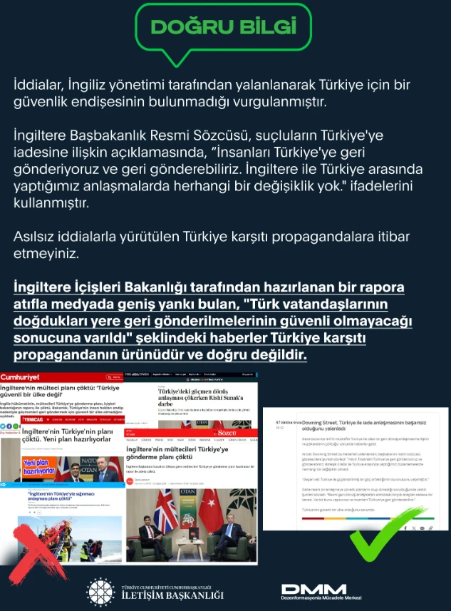 DMM: 'Türkiye karşıtıdır kesinlikle itibar etmeyiniz'