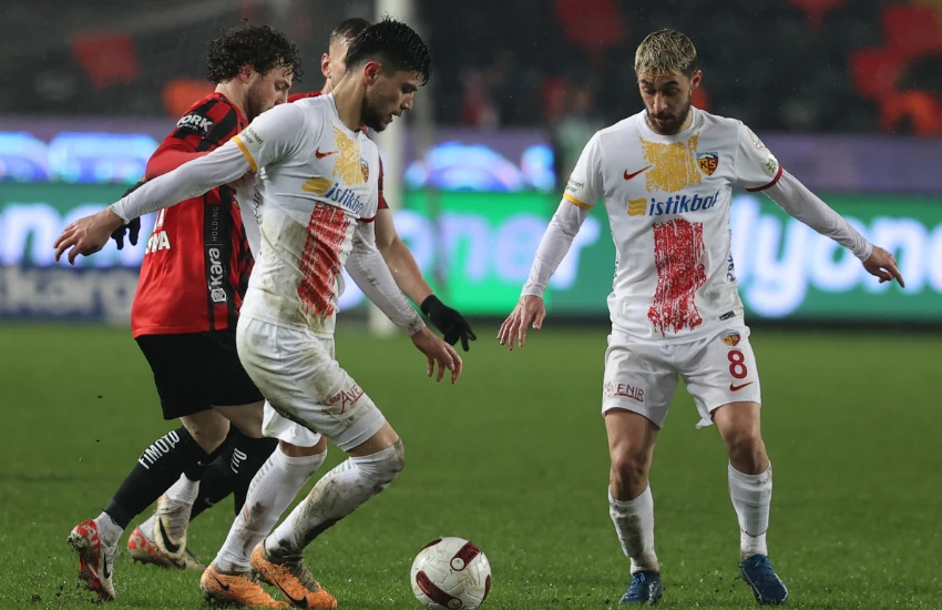 Gaziantep ve Kayserispor puanları paylaştı
