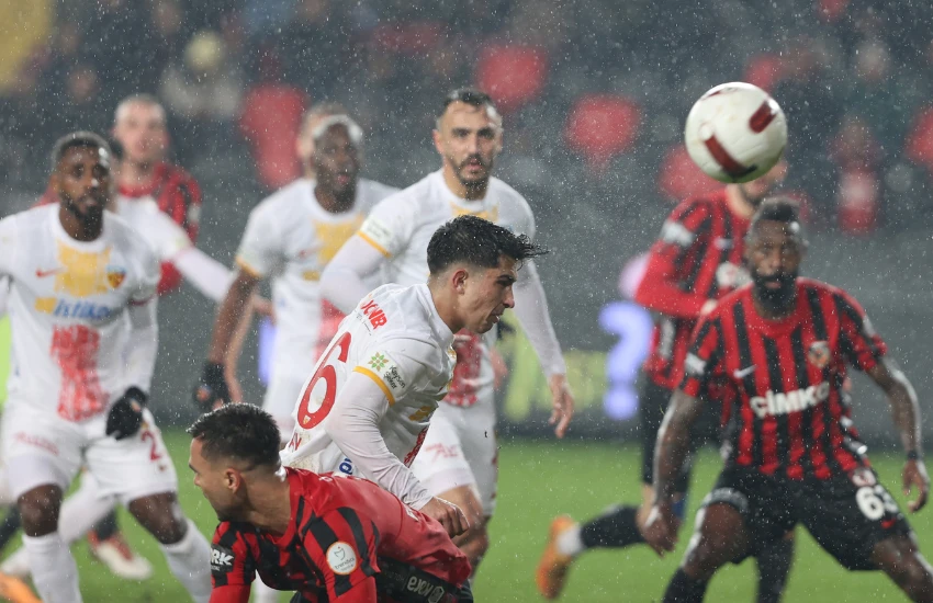 Gaziantep ve Kayserispor puanları paylaştı