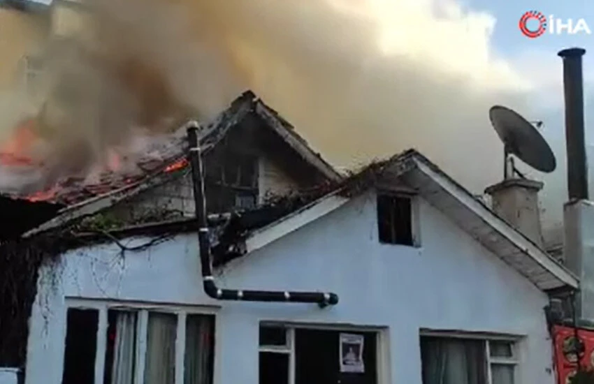 Kurtlar Vadisi'nin ünlü kıraathanesinde yangın