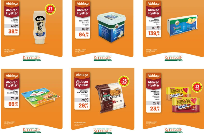 Tarım Kredi marketinde şubat ayına özel kampanya... Kıyma, tavuk, balık fiyatlarında büyük indirim!