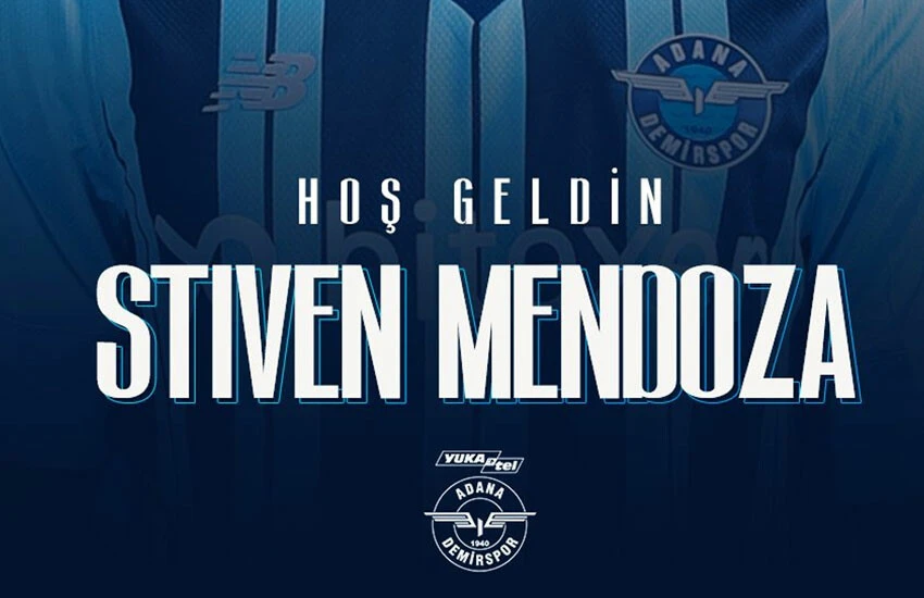 Adana Demirspor'un yeni transferi: Stiven Mendoza!