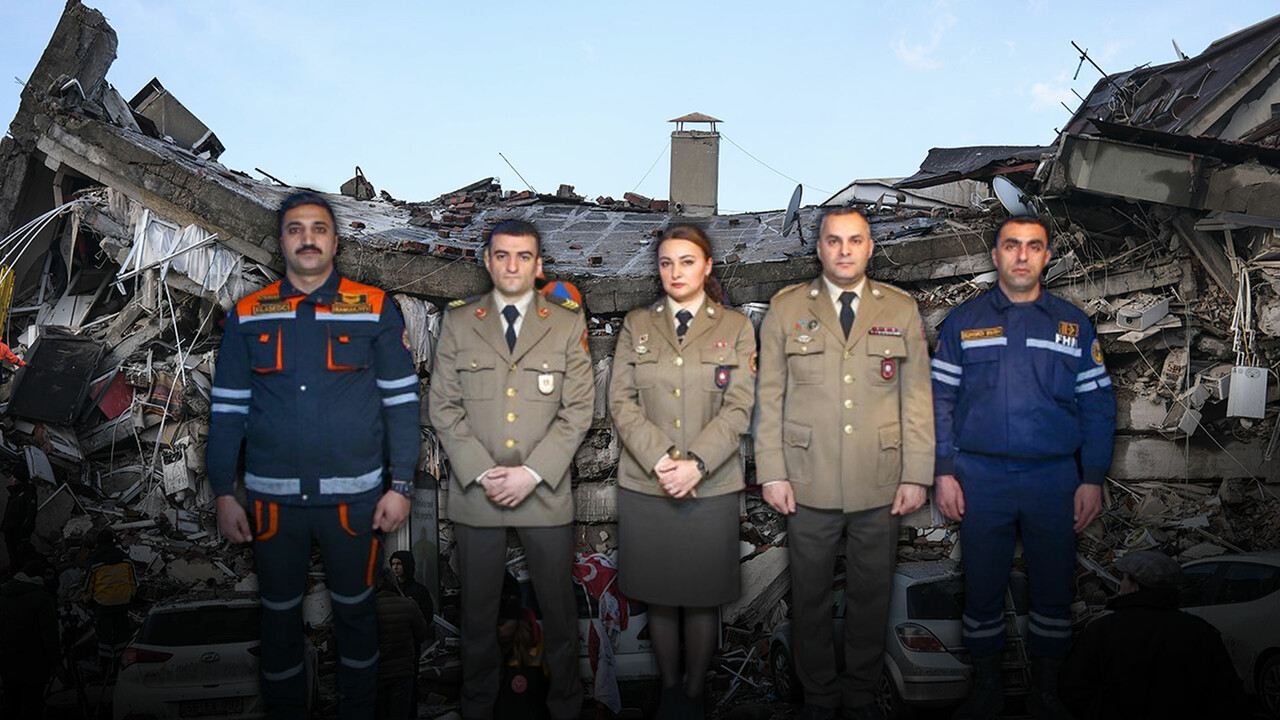 Asrın felaketinin birinci yılında Azerbaycan ekibi: Kardeşlik borcumuzu ödemeye geldik