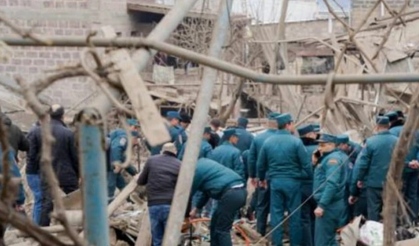 Ermenistan'da patlama! Yaralılar var