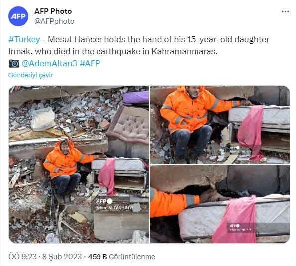 Depremin tüm dünyayı ağlatan karesiydi! Mesut Hançer şimdi mezara sarılıyor - 3. Resim