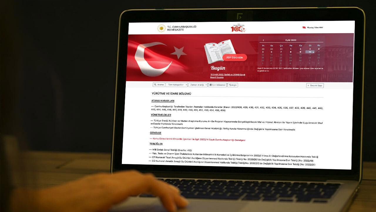 &quot;Resmi Gazete&quot; 103 yaşında