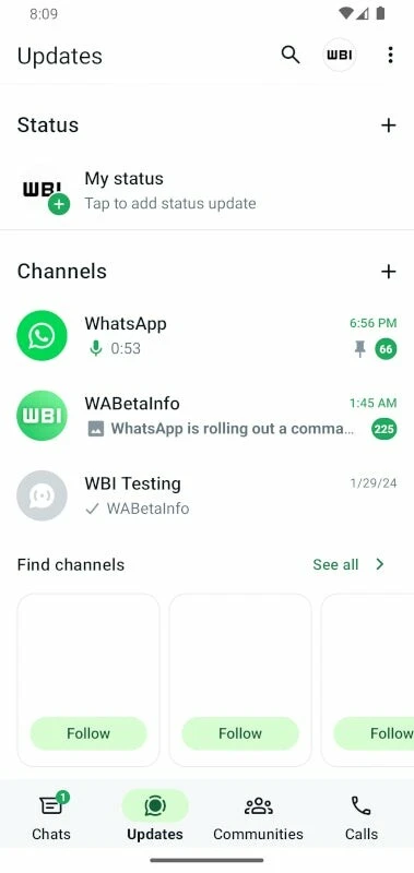 WhatsApp'tan yeni özellik: Kanallara daha kolay erişilebilecek