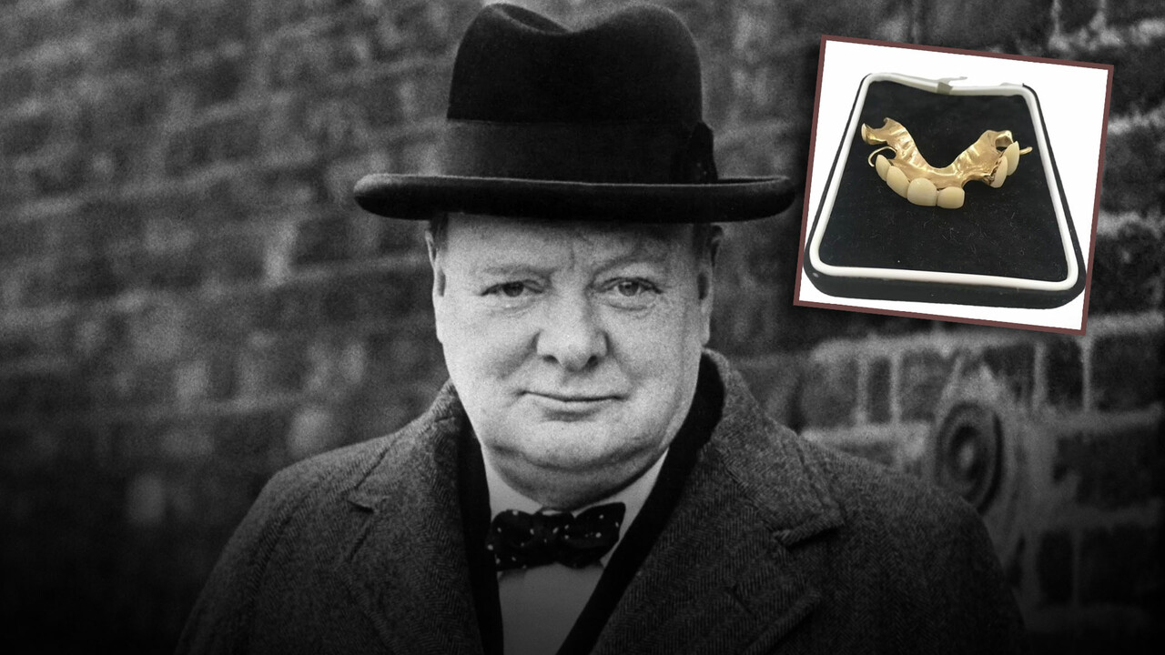 Winston Churchill&#039;in takma dişleri dudak uçuklatan fiyata satıldı