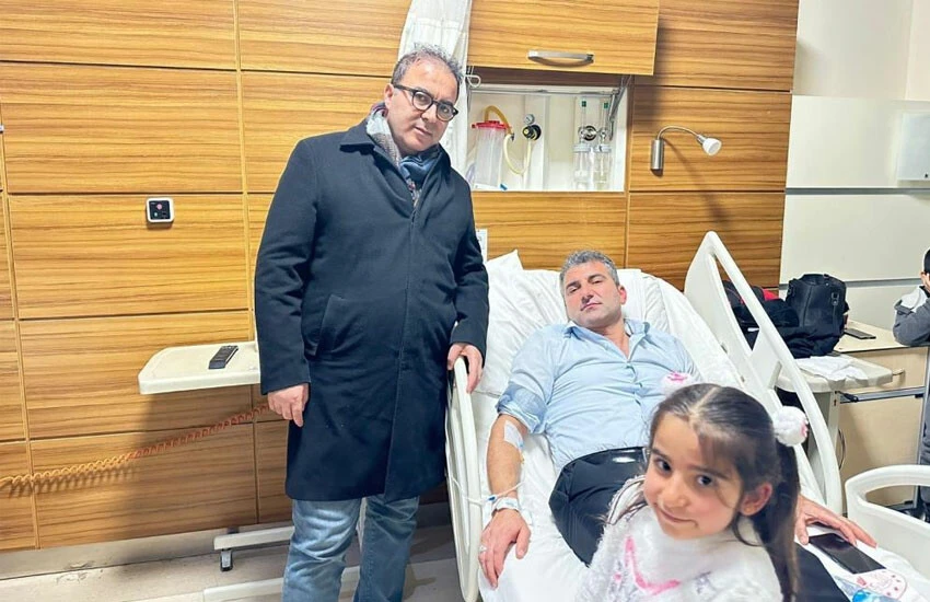 AK Parti ilçe başkanı trafik kazası geçirdi