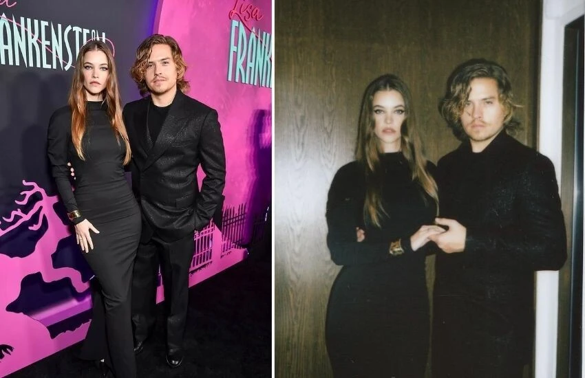 Galaya katılan Dylan Sprouse ve Barbara Palvin çiftinden tatlı diyalog - 1. Resim