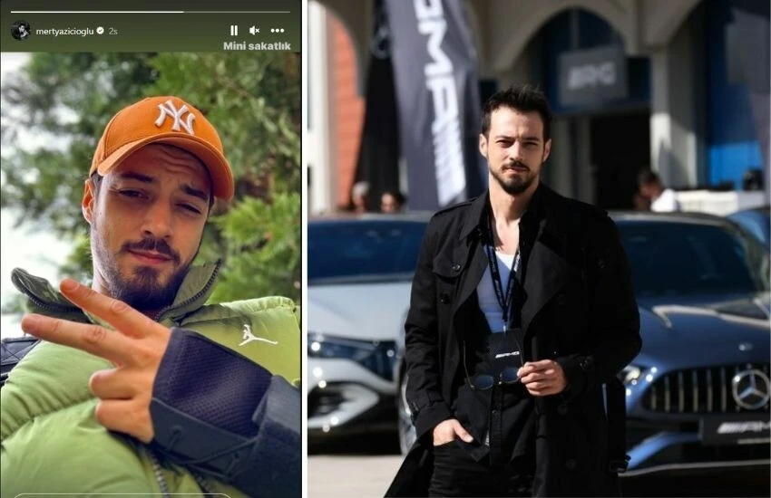 Mert Yazıcıoğlu sakatlık geçirdiğini sosyal medyadan duyurdu