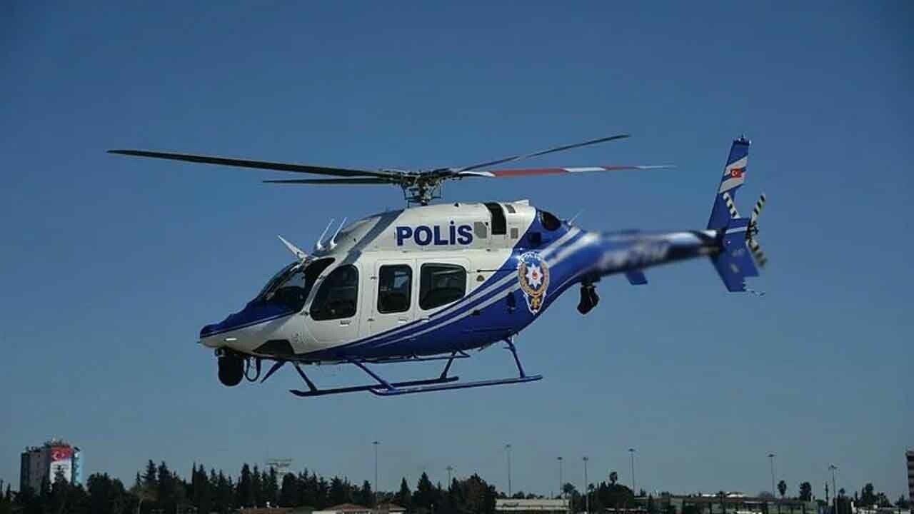 Polis helikopterine lazer tuttu, 91 bin lira ceza yedi