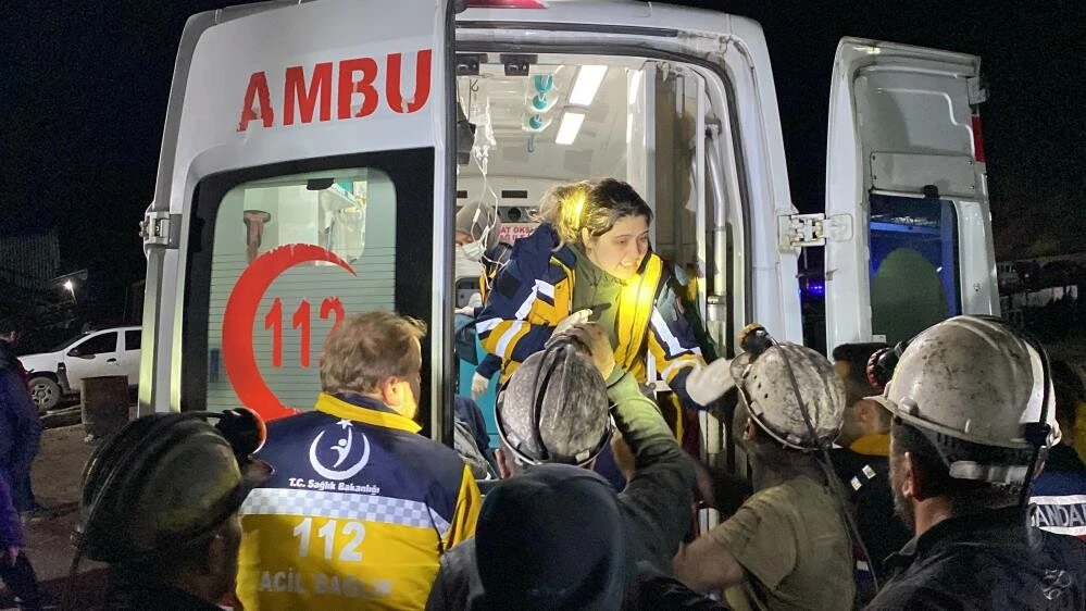 Zonguldak'ta maden ocağında göçük meydana geldi - 1. Resim