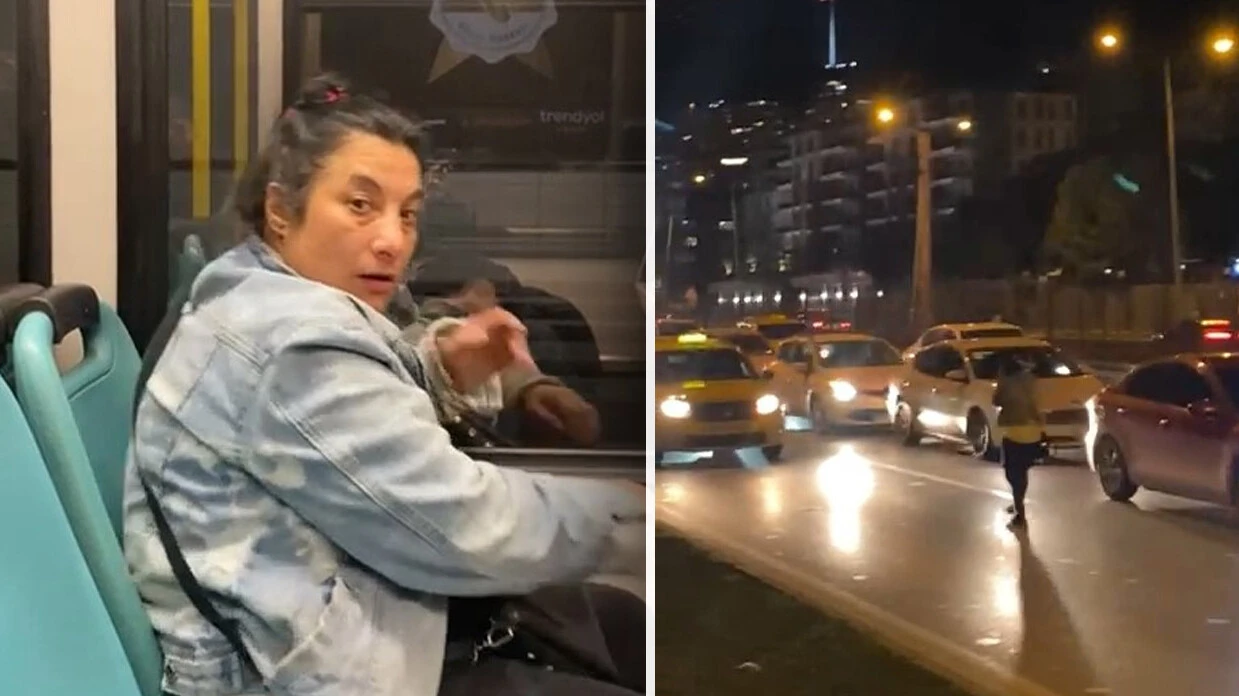 Metroya alkollü bindiği yetmedi bir de vatandaşlara saldırdı - 1. Resim