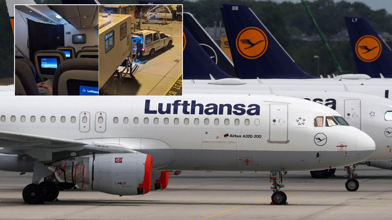 Lufthansa yolcu uçağında korkunç ölüm!