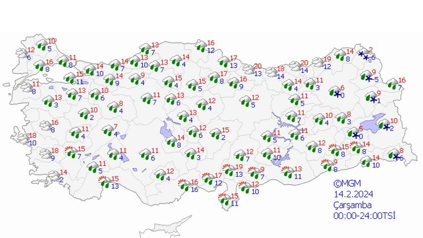 Meteoroloji gün verdi: Kar, soğuk ve sağanak <a href=