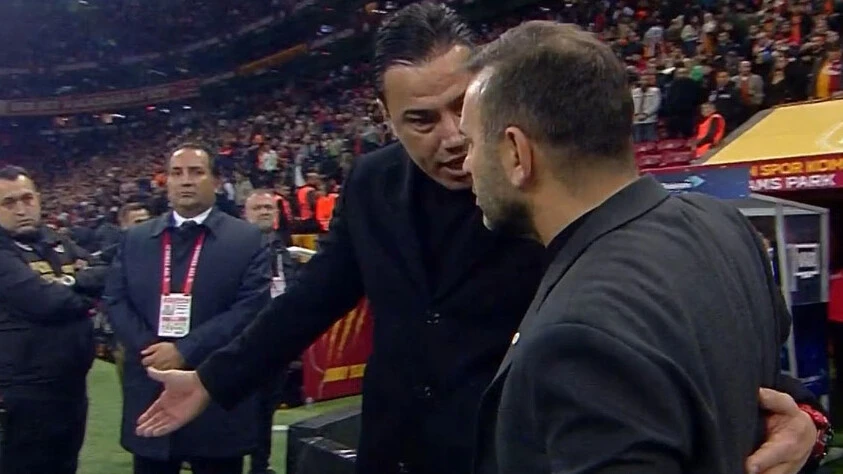 Okan Buruk ile Çağdaş Atan maç sonunda atıştı! Ne söylediği ortaya çıktı