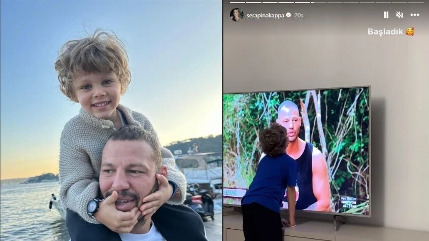 Avatar Atakan'ın oğlu babasını televizyonda görünce hüngür hüngür ağladı! 'Geri dön' yorumları yağdı - 1. Resim