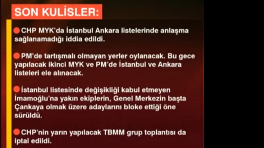 Kulis bilgisi! CHP'de bir kriz daha: Özel'in desteklediği adaya ret