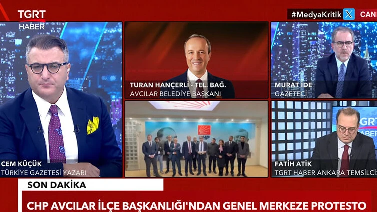 Son Dakika! CHP Avcılar İlçe Başkanlığı önünde protesto - 1. Resim