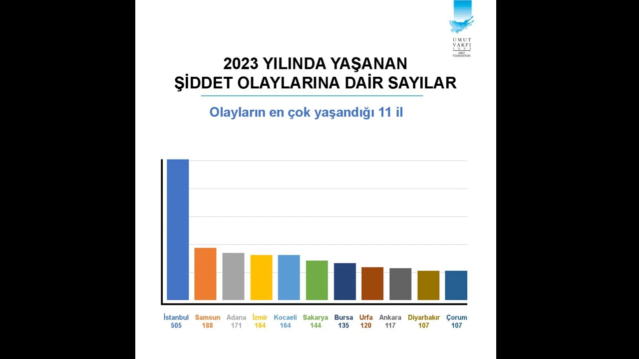 Türkiye'nin şiddet haritası... En çok vaka İstanbul'da! Son sırada yer alan şehir ise... - 1. Resim