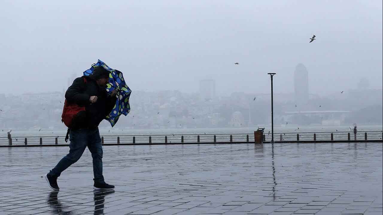 4 il için turuncu alarm: Kuvvetli yağış ve fırtına geliyor! İşte 13 Şubat il il hava durumu