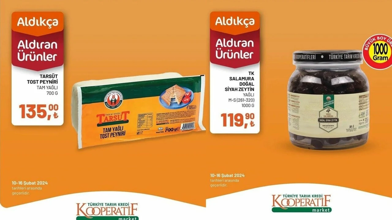 Sıvıyağdan çaya bebek bezinden tuvalet kağıdına Tarım Kredi Kooperatif Marketlerinde yüzleri güldüren indirimler! Tek güne özel fırsat ürünleri - 1. Resim