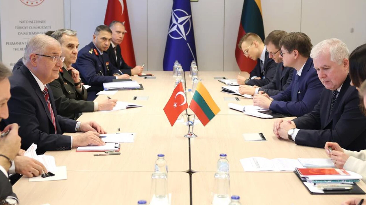 Bakan Güler, Litvanyalı mevkidaşı ile görüştü