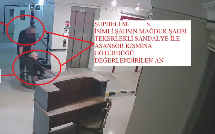 Bakım merkezinde skandal darp görüntüleri! Yaşlı adamı döve döve komalık ettiler