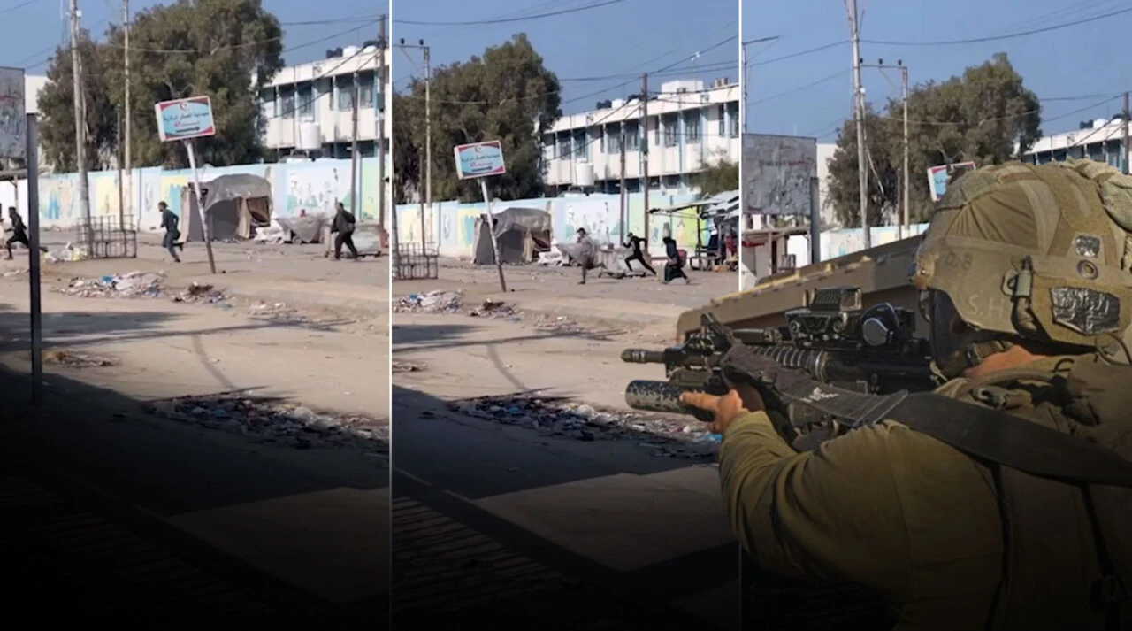 Hastane çevresinde katliam nöbeti tutan İsrail'den saldırı