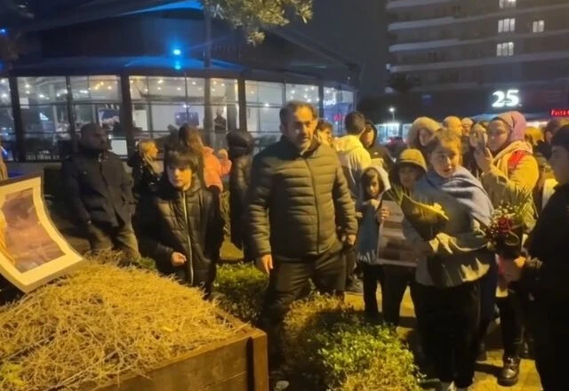 Başakşehir'de Eros için adalet: Site sakinleri eylemde - 1. Resim