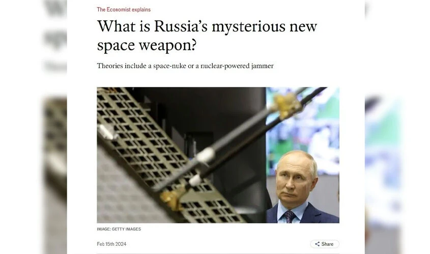 Dünya gündemine bomba gibi oturan iddia: Putin uzaya nükleer silah mı yerleştirecek? - 1. Resim