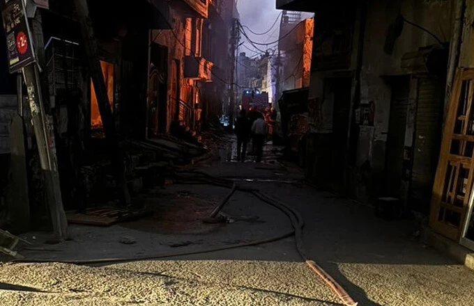 Hindistan'da boya atölyesinde yangın: 11 ölü - 1. Resim