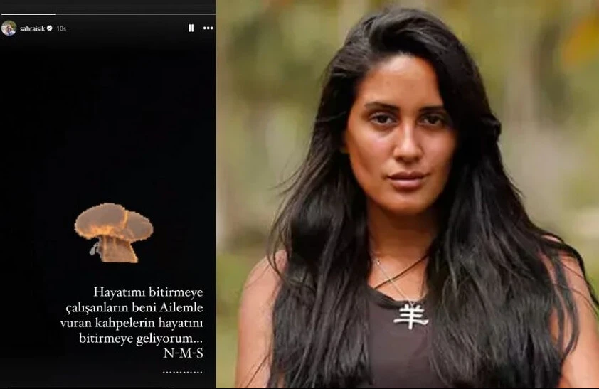 Survivor'dan çekilen Sahra Işık, paylaşımıyla göz dağı verdi - 1. Resim