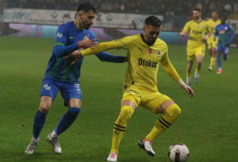 Fenerbahçe Rizespor deplasmanından lider döndü - 1. Resim