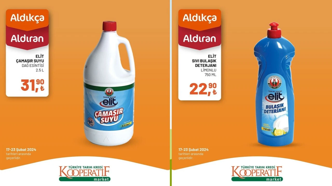 Tarım Kredi Kooperatif Market 17-23 Şubat 2024 kataloğunda kış yağmuru indirimi başladı! Tarım Kredi Kooperatif Market'te cüzdan dostu temizlik ürünleri - 7. Resim