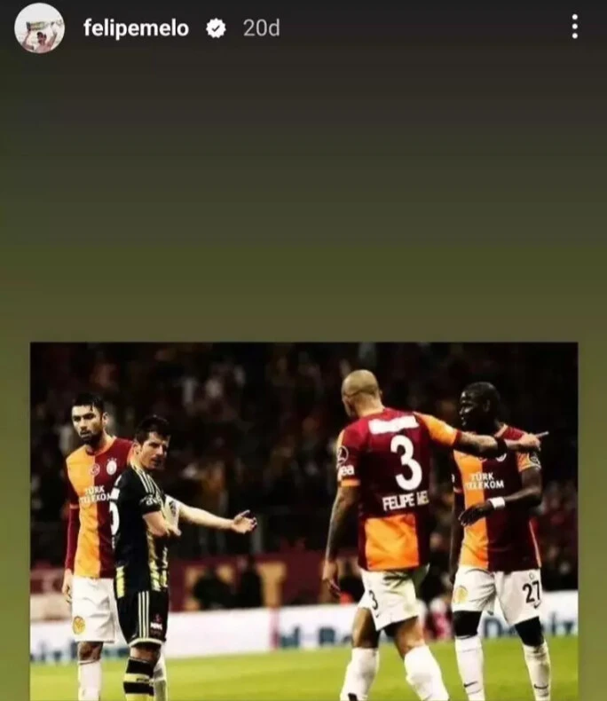 Felipe Melo'dan Emre Belözoğlu paylaşımı!