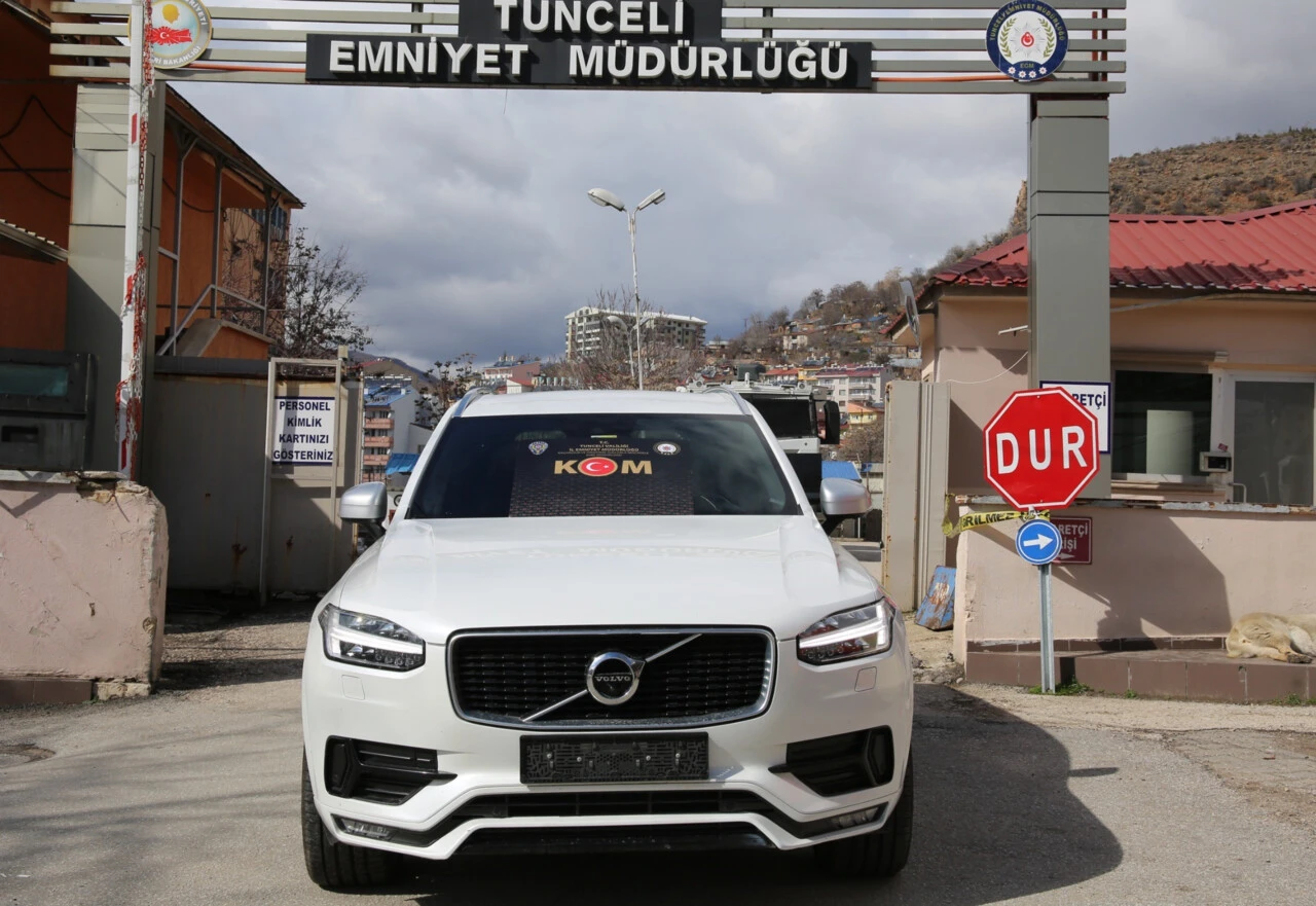 Interpol tarafından aranan araç Tunceli'de çıktı - 1. Resim