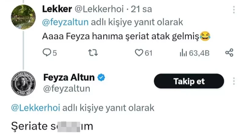 Şeriata küfreden Av. Feyza Altun sağlık kontrollerinden geçti - 1. Resim