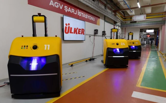 Ülker, 20 otonom mobil robotu devreye aldı