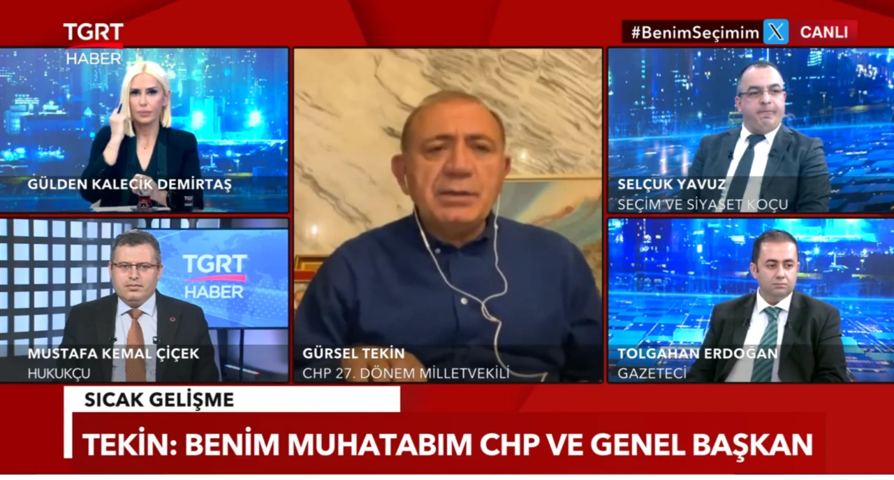 Gürsel Tekin'den Ekrem İmamoğlu çıkışı: Muhatabım değil - 1. Resim