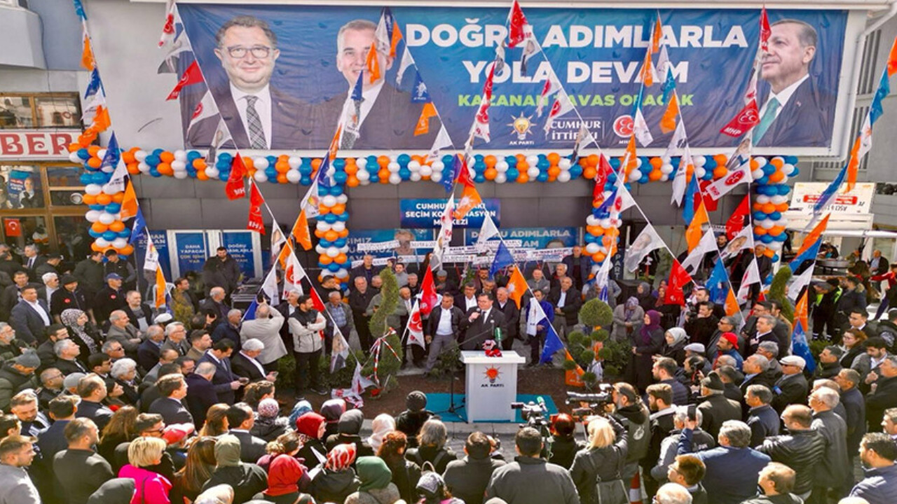 Cumhur İttifakı'nın SKM açılışı miting havasında gerçekleşti