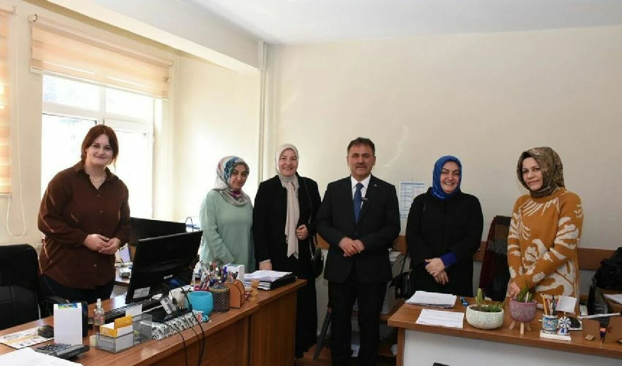 Gümüşhane Belediye Başkanı Çimen'den kamu ziyaretleri sırasında müjde - 1. Resim