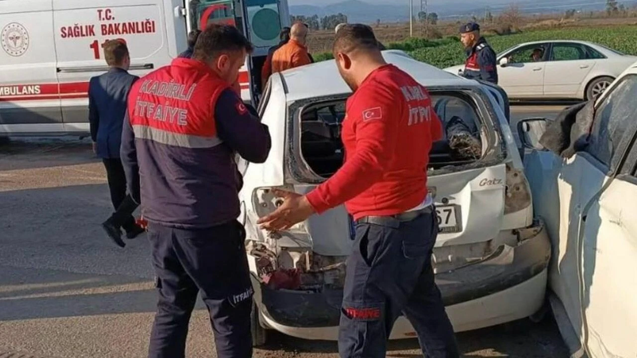 Osmaniye’de zincirleme facia! 3 ağır 5 kişi yaralandı 